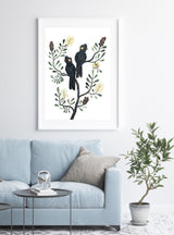 Black Cockatoos and Coastal Banksia, Limited Edition Signed Fine Art Print