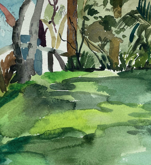 Original watercolour landscape study - Port Stephens