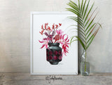 Raspberry Natives, Limited Edition Signed Fine Art Print