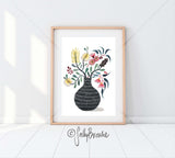 Coastal Banksia and Gum Blossoms in Murray's Vase