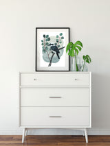 Kookaburra & Silver Dollar Kawaii, Limited Edition Signed Fine Art Print
