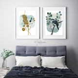Kawaii Fairy Wren and Stephania, Limited Edition Signed Fine Art Print