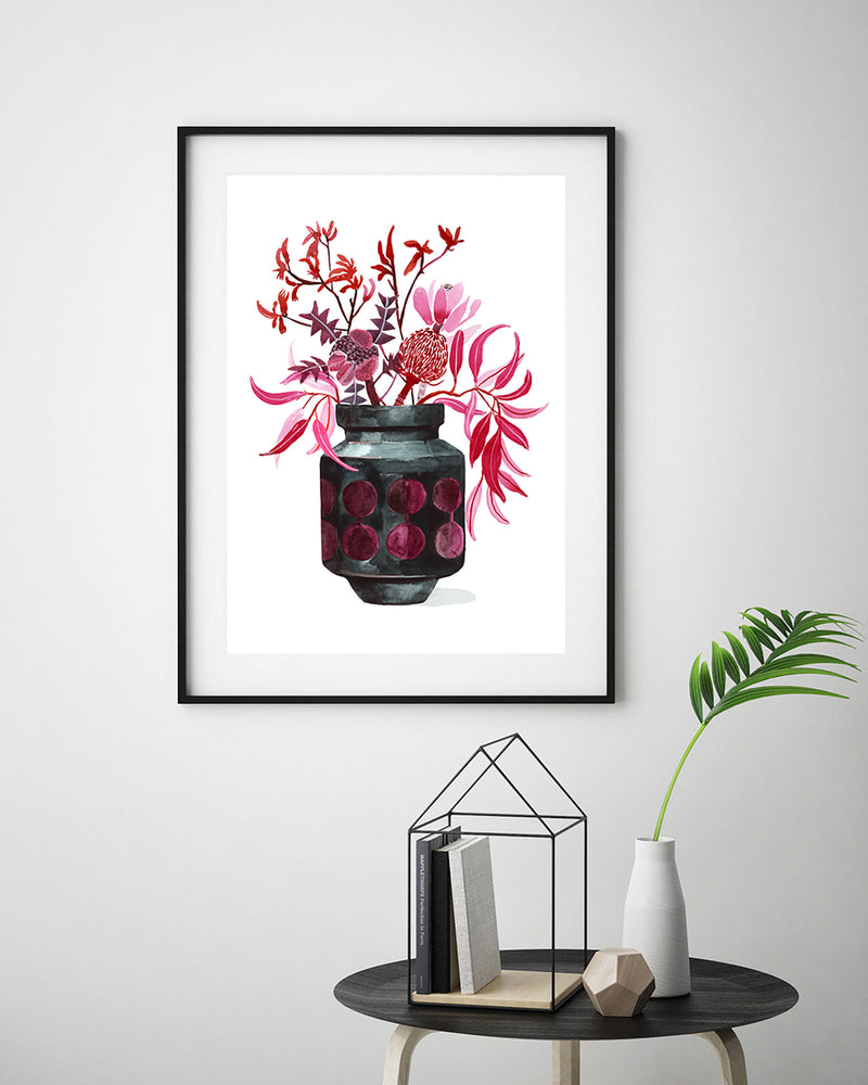 Raspberry Natives, Limited Edition Signed Fine Art Print